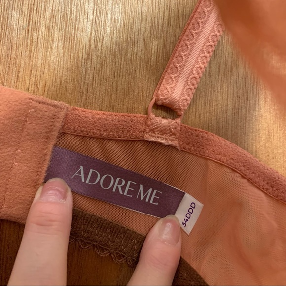 Mauve/Nude lace bra - Picture 4 of 5